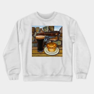 Tour de Yorkshire pie n pint Crewneck Sweatshirt